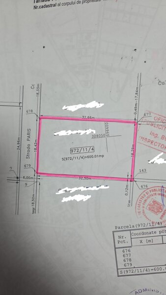 Pantelimon, teren 600 mp la padure cu front 18 m la str. Paris, zona premium