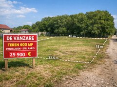 Pantelimon, teren 600 mp la padure cu front 18 m la str. Paris, zona premium